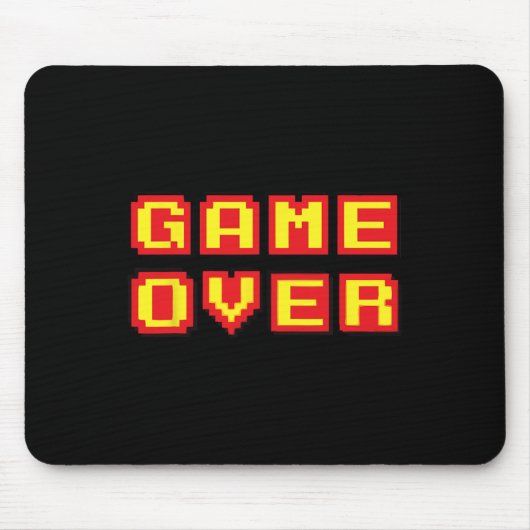 Über Vintagen Retro-Videospiele - Gaming-Geschenka Mousepad (Vorne)
