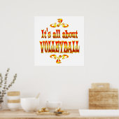 ÜBER VOLLEYBALL POSTER (Küche)
