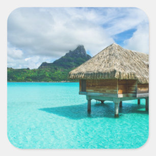 Über-Wasser Bungalow, Bora Bora Aufkleber