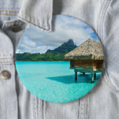 Über-Wasser Bungalow, Bora Bora Knopf Button (Beispiel)
