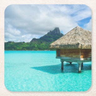 Über-Wasser Bungalow, Bora Bora Untersetzer