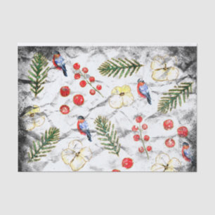 Über Weihnachten auf Pergament Seidenpapier