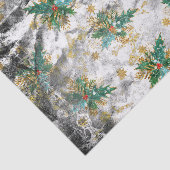 Über Weihnachten auf Pergament Seidenpapier (Ausschnitt)