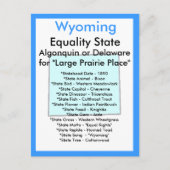 Über Wyoming Postkarte (Vorderseite)