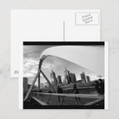 Über Yarra Postkarte (Vorne/Hinten)