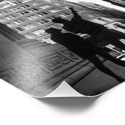 Über Yonder: New York Public Library Fotodruck (Ecke)