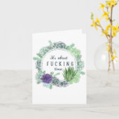 Über Zeit - Design nach Auftrag Karte (Gelbe Blume)