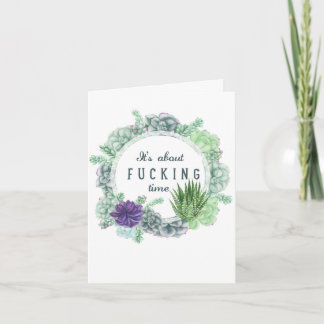 Über Zeit - Design nach Auftrag Karte