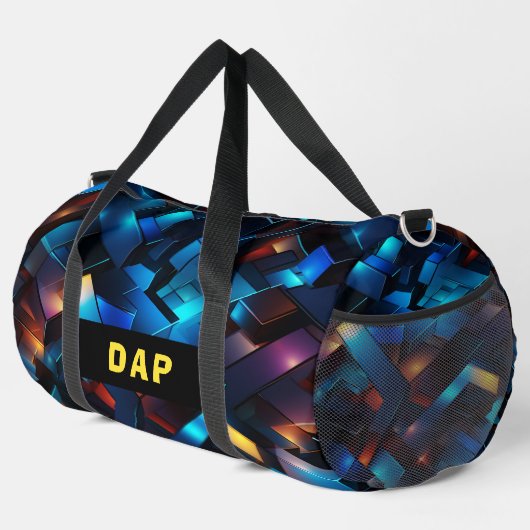 Überall abstrakte Design-Duffel-Tasche Duffle Bag (Rechte Ecke)