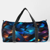 Überall abstrakte Design-Duffel-Tasche Duffle Bag (Rückseite)