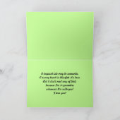 Überall bei Ihnen ist die Paradise Card Karte (Innenseite)