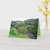 Überall bei Ihnen ist die Paradise Card Karte (Gelbe Blume)