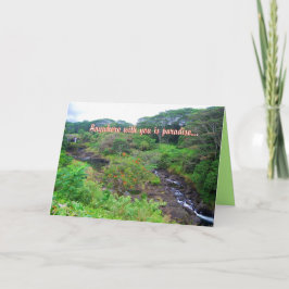 Überall bei Ihnen ist die Paradise Card Karte