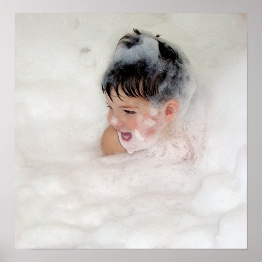 überall Blasen Poster (Vorne)