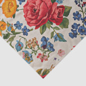Überall Blumen, farbenfrohes Design, Seidenpapier (Detail)