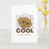 Überall Cool Bleiben Karte (Gelbe Blume)