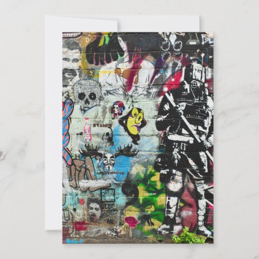 überall dankeskarte (Vorderseite)