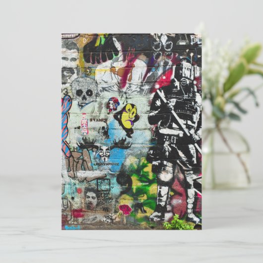 überall dankeskarte (Stehend Vorderseite)