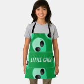 Überall druckt, grüne Alien Schürze (Insitu)