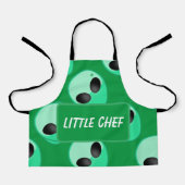 Überall druckt, grüne Alien Schürze (Vorderseite)