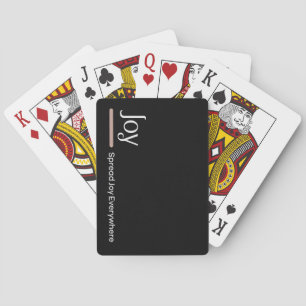 Überall Freude verbreiten Spielkarten