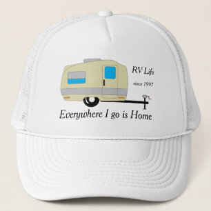 Überall gehe ich bin Zuhause RV-Leben Truckerkappe