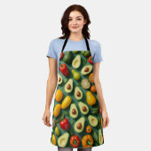 Überall Gemüse Schürze (Getragen)