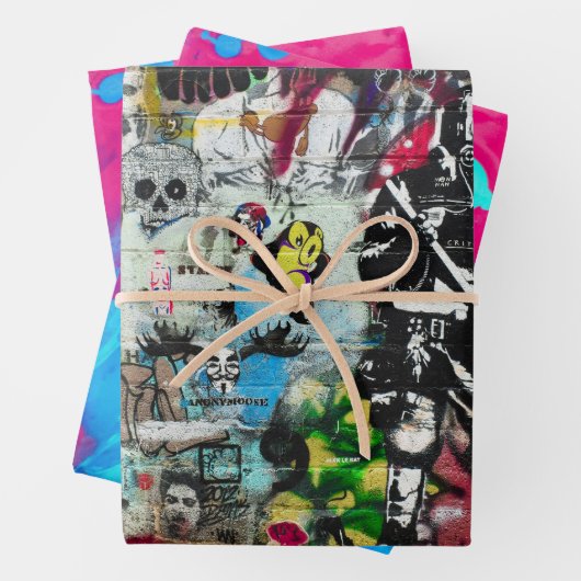 überall geschenkpapier set (Beispiel)