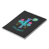 Überall Groovy bleibe, lustige Kinder in der Schul Notizblock (Rotiert)