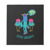 Überall Groovy bleibe, lustige Kinder in der Schul Notizblock (Vorderseite)