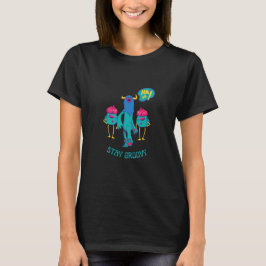 Überall Groovy bleibe, lustige Kinder in der Schul T-Shirt