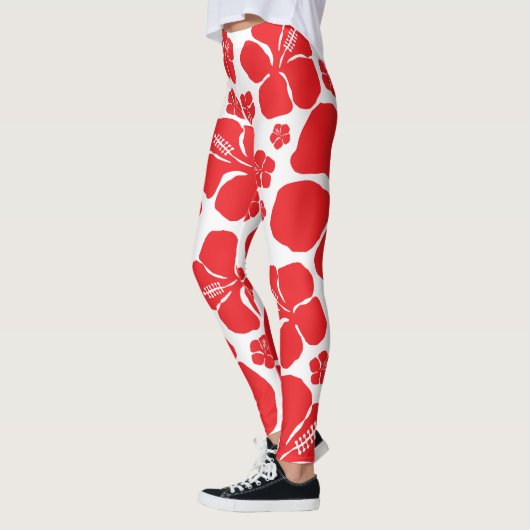 Überall im Hibiskus Leggings (Links)