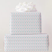 Überall im Schneeflockenmuster lässt es schneefrei Geschenkpapier