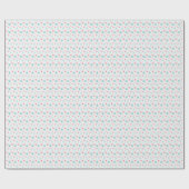 Überall im Schneeflockenmuster lässt es schneefrei Geschenkpapier (Flach)