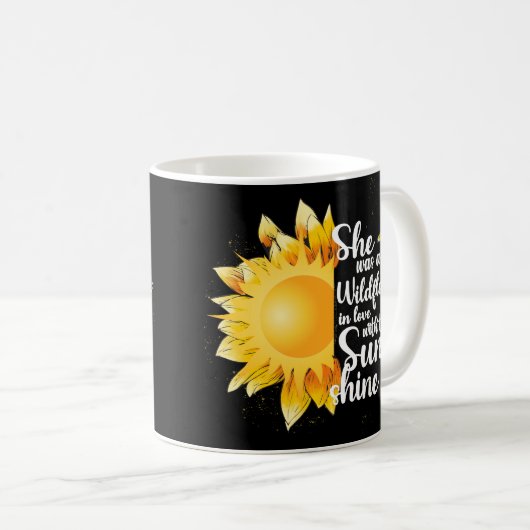 Überall im Sommer Wildblume Kaffeetasse (VorderseiteRechts)
