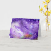 ÜBERALL IM UNIVERSUM KARTE (Gelbe Blume)