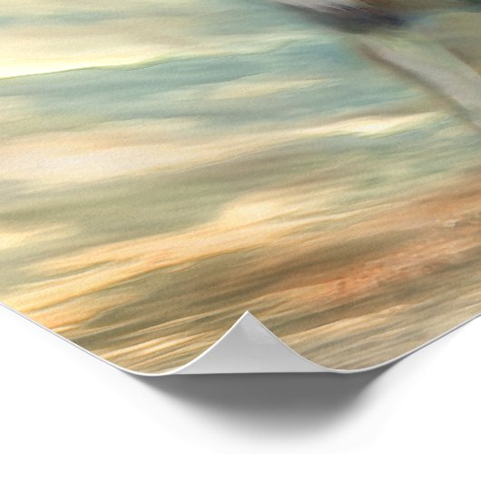 Überall im Windschatten Himmel Art Poster/Print Poster (Ecke)