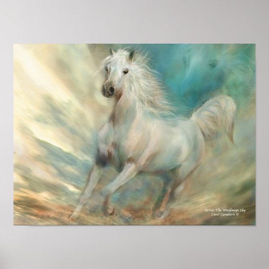 Überall im Windschatten Himmel Art Poster/Print Poster (Vorne)