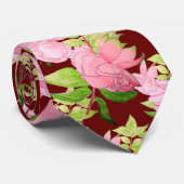 Überall in Blume groß und sehr unterschiedlich Krawatte (Gerollt)