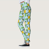 Überall in Blumendruck-Leggings Leggings (Links)