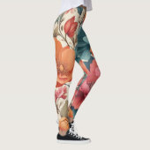 Überall in der Drucklegierung Florals Muster Leggings (Rechts)