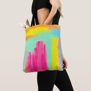 Überall in der druckvollen Sommer-Tasche ist die A Tasche