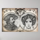 Überall in der großen Spaltung - Kunstdruck Poster (Vorne)