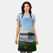 Überall in der Print Landschaft Schürze (Getragen)