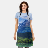 Überall in der Print Landschaft Schürze (Getragen)