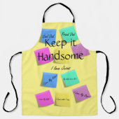 Überall in der Print-Schürze Behielt es ansprechen Schürze (Vorderseite)