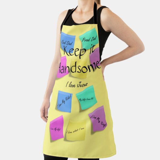 Überall in der Print-Schürze Behielt es ansprechen Schürze (InSitu)