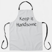 Überall in der Print-Schürze Behielt es ansprechen Schürze (Vorderseite)