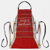 Überall in der Print-Schürze Behielt es ansprechen Schürze (Vorderseite)