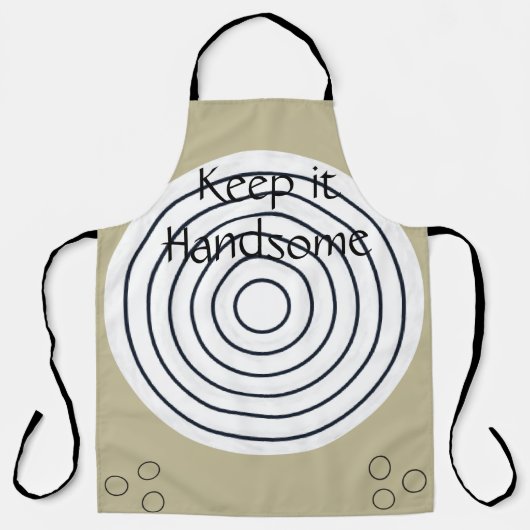 Überall in der Print-Schürze Behielt es ansprechen Schürze (Vorderseite)